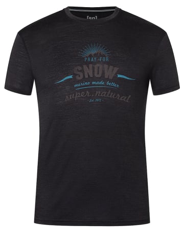 super.natural Shirt "Pray For Snow" in Schwarz