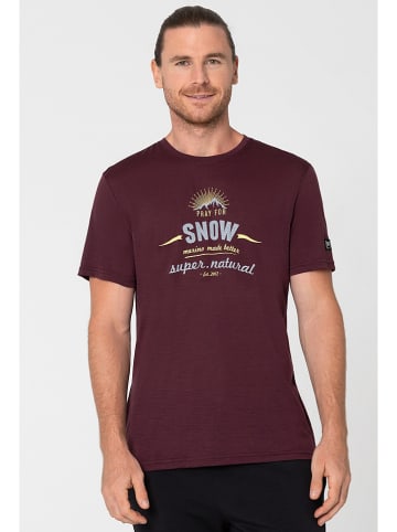 super.natural Shirt "Pray For Snow" in Bordeaux