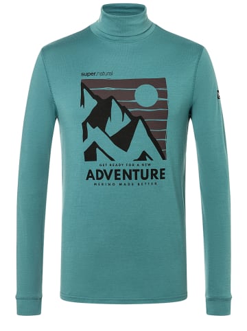 super.natural Longsleeve "Adventure" in Türkis