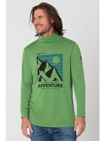 super.natural Longsleeve "Adventure" groen