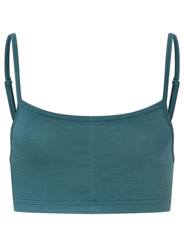 super.natural Sportbeha "Cosy" turquoise - low