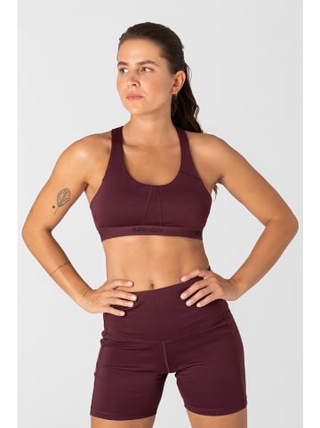 super.natural Sportbeha "Feel Good" bordeaux - medium