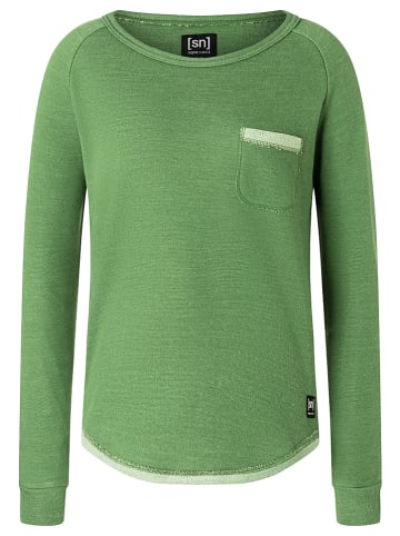 super.natural Longsleeve "Feel Good" in Grün
