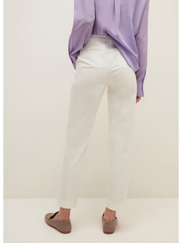 STEFANEL Spodnie w kolorze kremowym