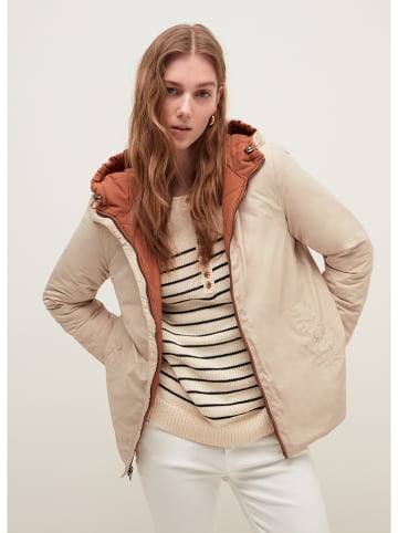 STEFANEL Wende-Übergangsjacke in Hellbraun/ Beige