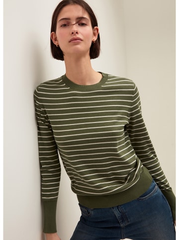 STEFANEL Pullover in Oliv