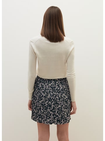 STEFANEL Rok petrol/wit