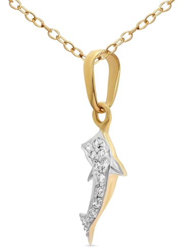 Diamant Vendôme Gold-Anhänger mit Diamanten