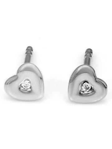 Vittoria Jewels Witgouden oorstekers met diamanten