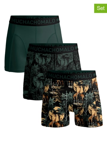 Muchachomalo 3-delige set: boxershorts groen