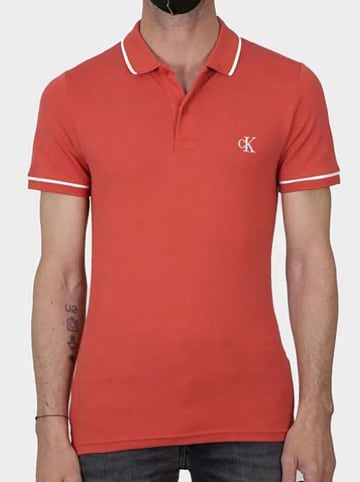 Calvin Klein Koszulka polo w kolorze czerwonym