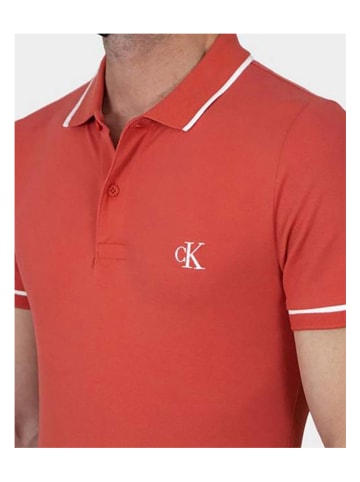Calvin Klein Poloshirt in Rot