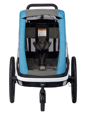 Hamax Multifunktionsanhänger "Avenida One" in Schwarz/ Blau