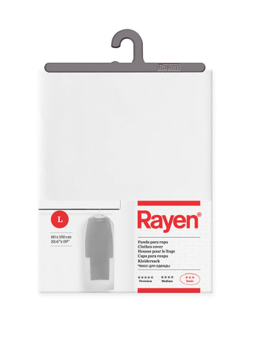 Rayen 2-delige set: kledingrekhoezen transparant - (L)150 x (B)60 cm