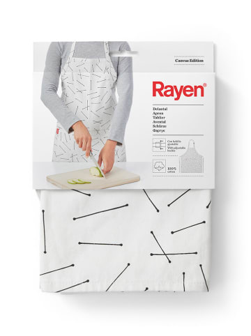 Rayen Schort wit/zwart