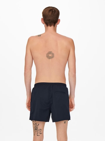 ONLY & SONS Zwemshort "Ted" donkerblauw