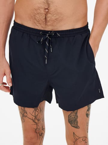 ONLY & SONS Zwemshort "Ted" donkerblauw