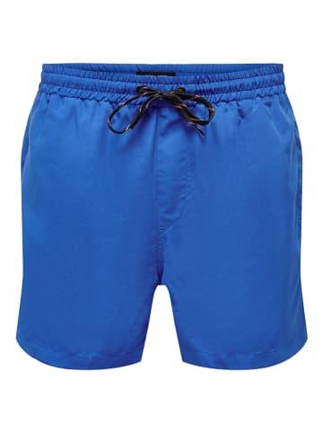 ONLY & SONS Badeshorts "Ted" in Blau
