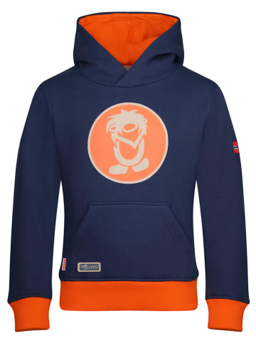 Trollkids Hoodie "Troll" donkerblauw/oranje