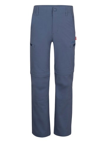 Trollkids Spodnie trekkingowe Zipp-Off "Kjerag Zip" w kolorze niebieskim