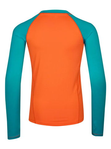 Trollkids Zwemshirt "Kvalvika" oranje/blauw