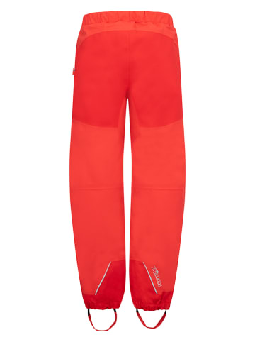Trollkids Spodnie przeciwdeszczowe "Lofoten" w kolorze czerwonym