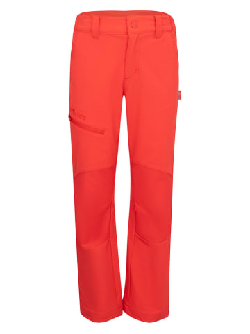Trollkids Spodnie softshellowe "Lysefjord XT" w kolorze pomarańczowym