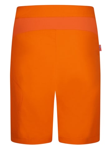 Trollkids Spodnie kolarskie 2w1 "Jondalen" w kolorze pomarańczowym
