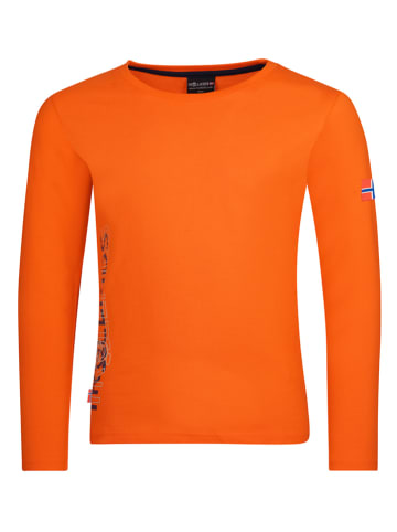 Trollkids Koszulka funkcyjna "Stavanger" w kolorze pomarańczowym