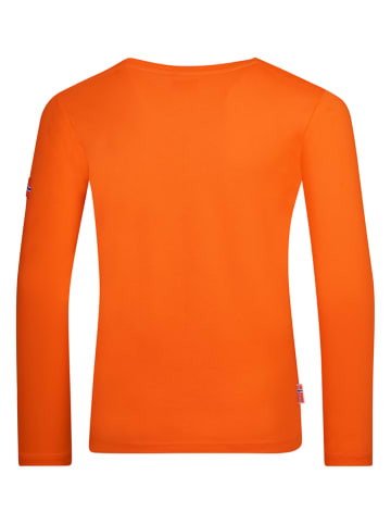 Trollkids Koszulka funkcyjna "Stavanger" w kolorze pomarańczowym