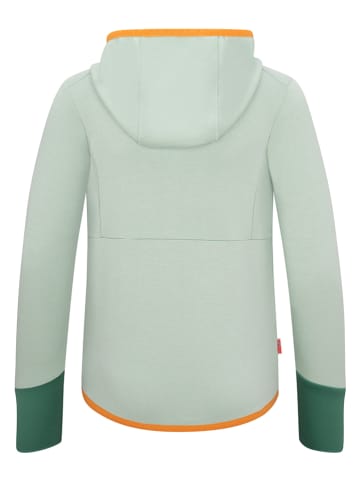 Trollkids Fleece vest "Saltfjord" lichtgroen/groen