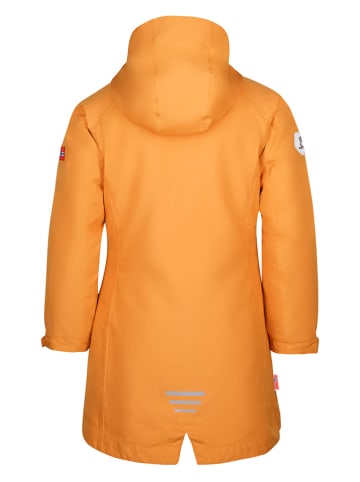 Trollkids Płaszcz przeciwdeszczowy "Mjosa" w kolorze pomarańczowym