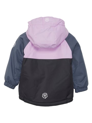 Color Kids Funktionsjacke in Dunkelblau/ Flieder