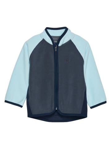 Color Kids Fleece vest donkerblauw/turquoise