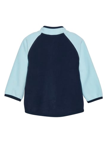 Color Kids Fleece vest donkerblauw/turquoise