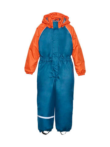 Color Kids Schneeanzug in Petrol/ Orange