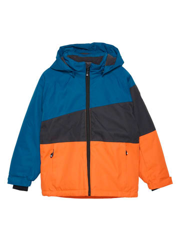 Color Kids Ski-/ Snowboardjacke in Blau/ Orange