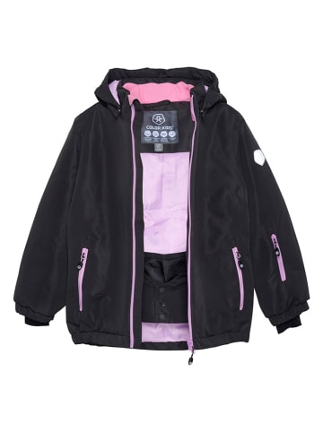 Color Kids Ski-/ Snowboardjacke in Schwarz/ Flieder