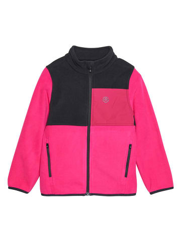 Color Kids Fleece jas roze/zwart