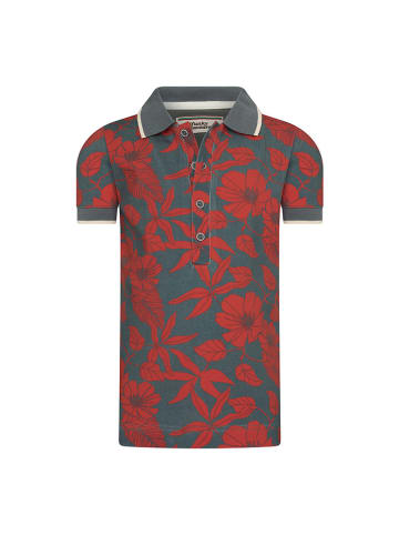 4funkyflavours Poloshirt rood/grijs