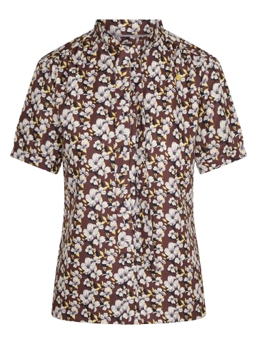 4funkyflavours Bluse "Better" in Braun/ Weiß/ Gelb