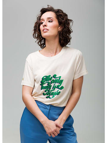 4funkyflavours Koszulka "A Tribute To Dilla" w kolorze beżowym
