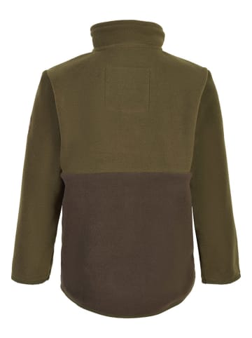 mikk-line Fleece vest kaki/bruin