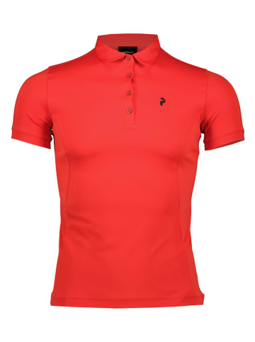 Peak Performance Funkcyjna koszulka polo "Alta" w kolorze czerwonym