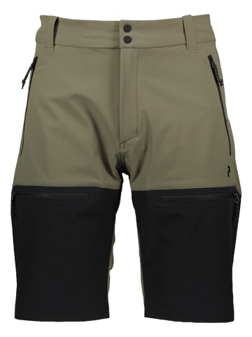 Peak Performance Functionele short "Stretch Trek" kaki/zwart