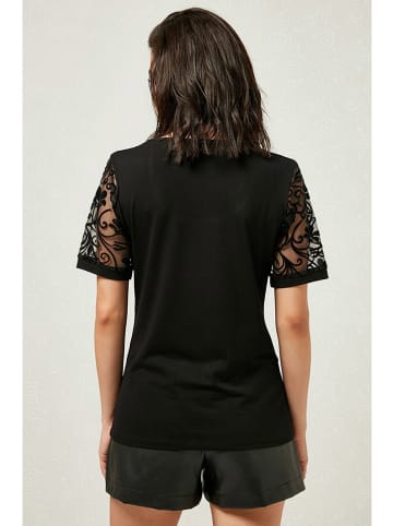 Milan Kiss Bluse in Schwarz