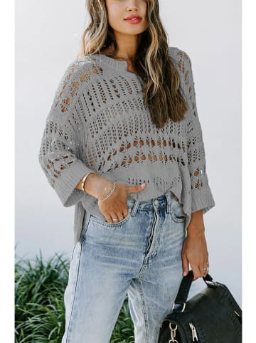 Milan Kiss Pullover in Grau