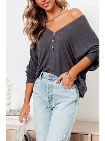 Milan Kiss Longsleeve antraciet