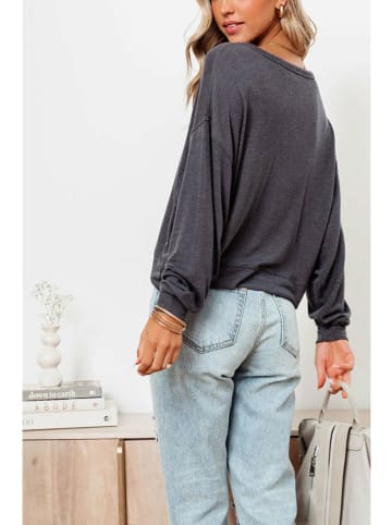 Milan Kiss Longsleeve in Anthrazit