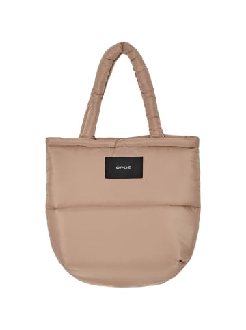 OPUS Shopper bag "Abeni" beige - 40 x 45 x 9 cm